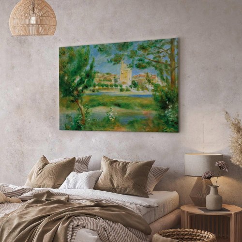 Pierre-Auguste Renoir Villeneuveles-Avignon billede på lærred