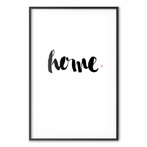 Citatplakat med teksten Hjem