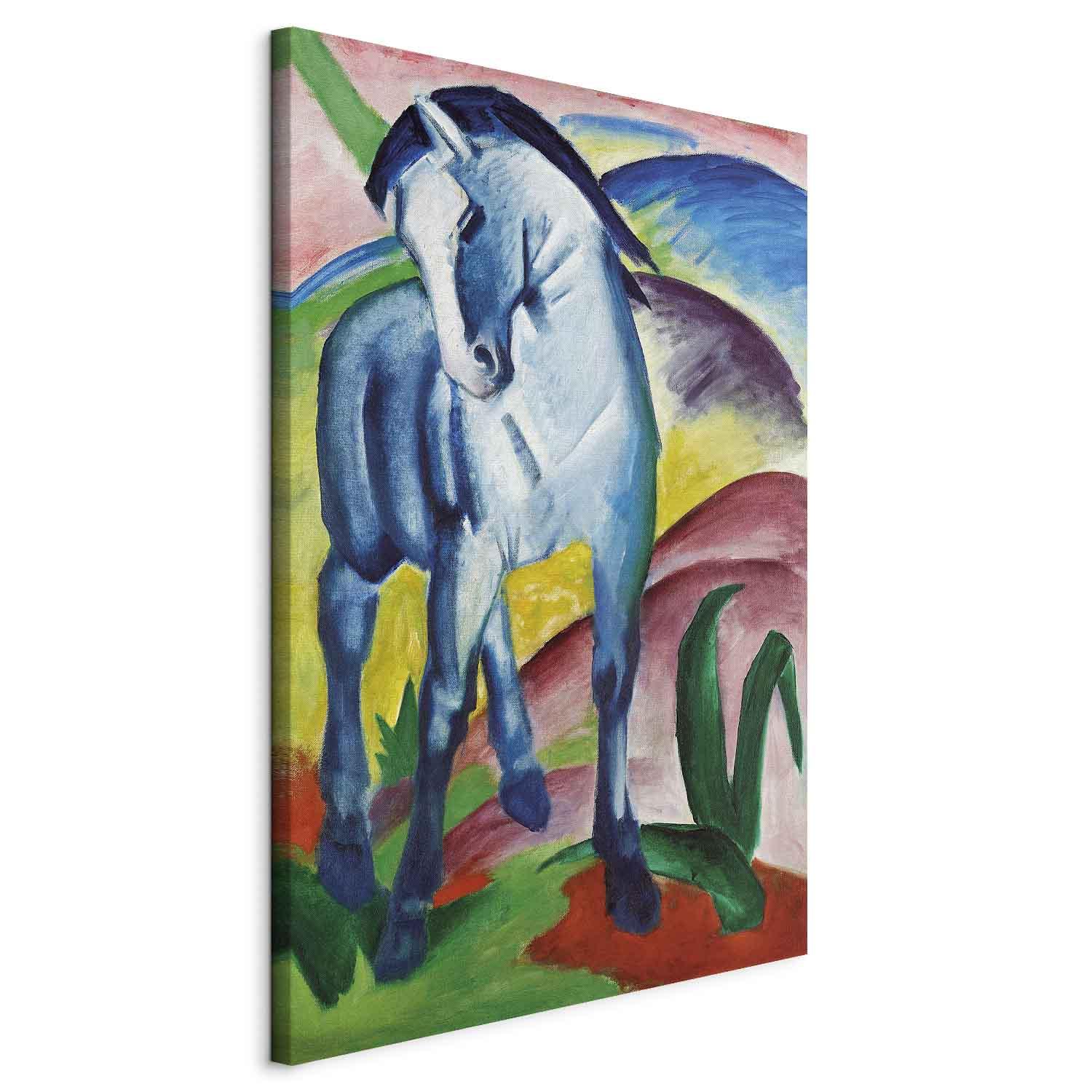 Franz Marc Blå hest XXL lærredsbillede