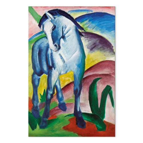 Franz Marc Blå hest XXL lærredsbillede