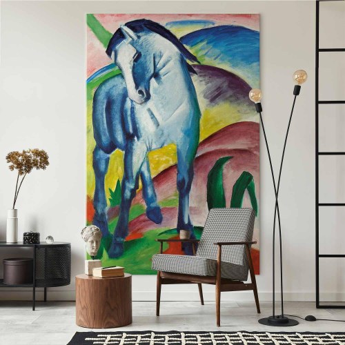 Franz Marc Blå hest XXL lærredsbillede