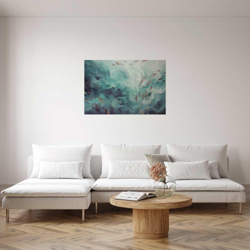 Plakat med fisk i havet - dyreplakat
