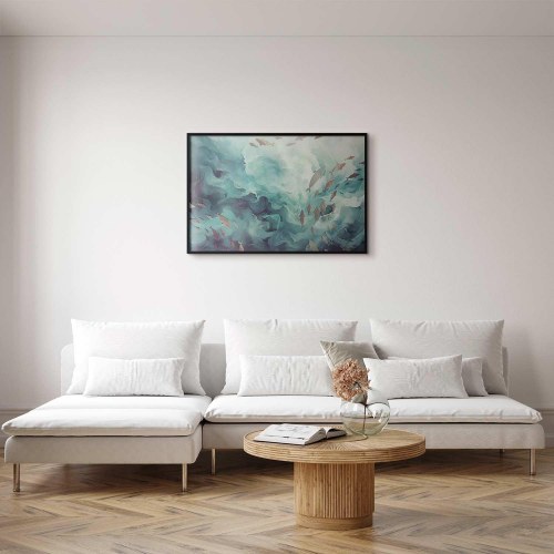 Plakat med fisk i havet - dyreplakat