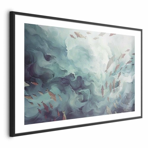 Plakat med fisk i havet - dyreplakat
