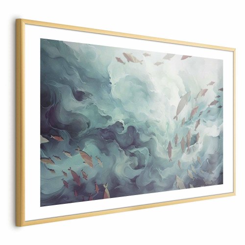 Plakat med fisk i havet - dyreplakat