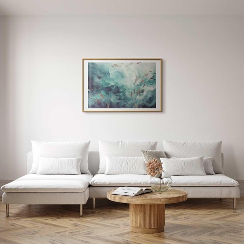 Plakat med fisk i havet - dyreplakat