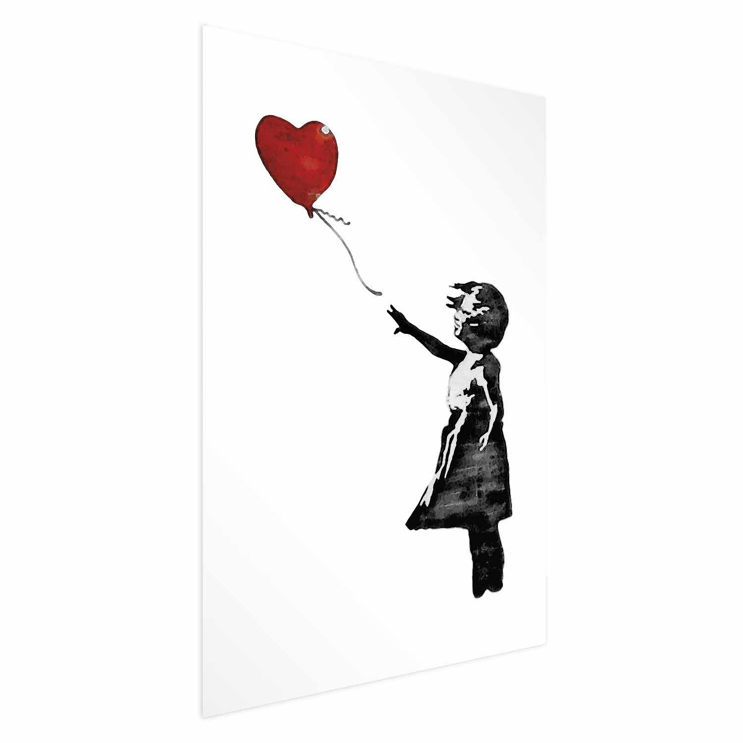 Banksy Girl with a Balloon plakat