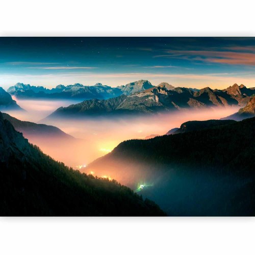 Fototapet Mountain Breath - bjerglandskab, anden variant