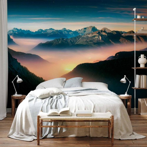 Fototapet Mountain Breath - bjerglandskab, anden variant