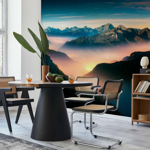 Fototapet Mountain Breath - bjerglandskab, anden variant
