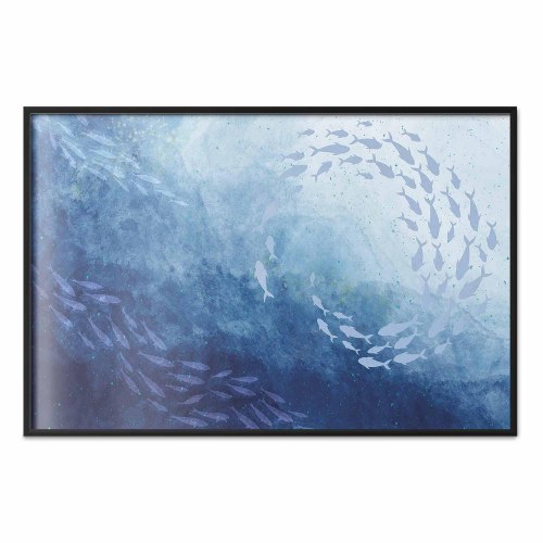 Plakat Havdybder med fisk
