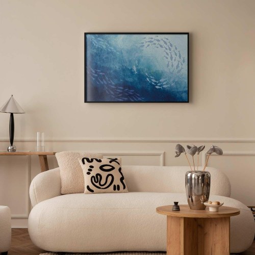 Plakat Havdybder med fisk