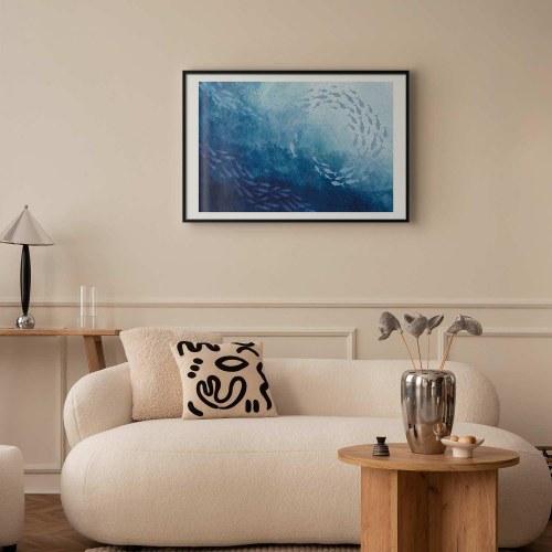 Plakat Havdybder med fisk