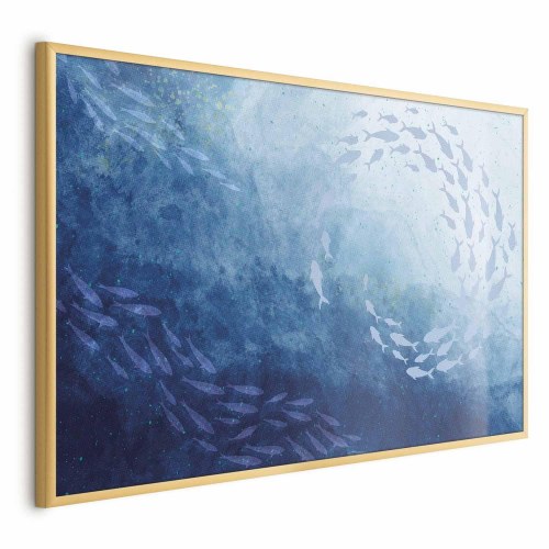 Plakat Havdybder med fisk