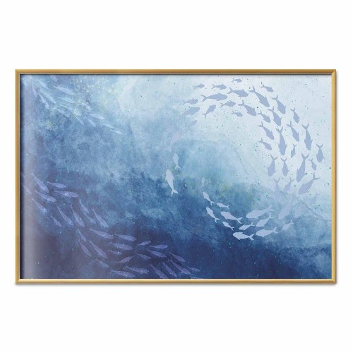 Plakat Havdybder med fisk