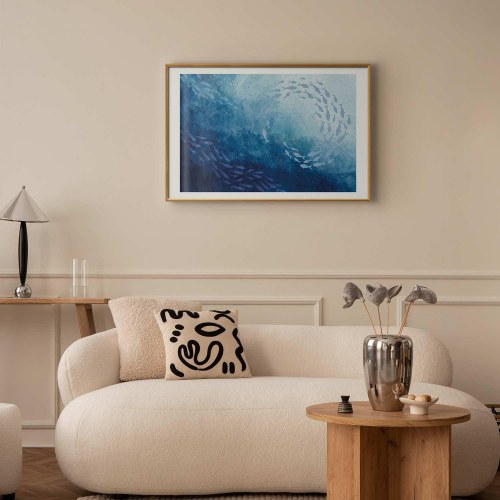 Plakat Havdybder med fisk