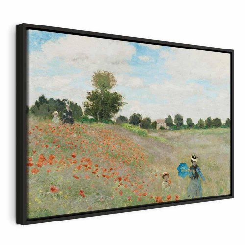 Claude Monet billede på lærred - Valmuemark nær Argenteuil