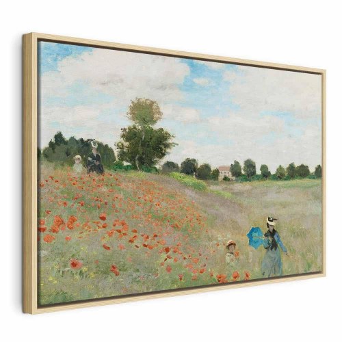 Claude Monet billede på lærred - Valmuemark nær Argenteuil