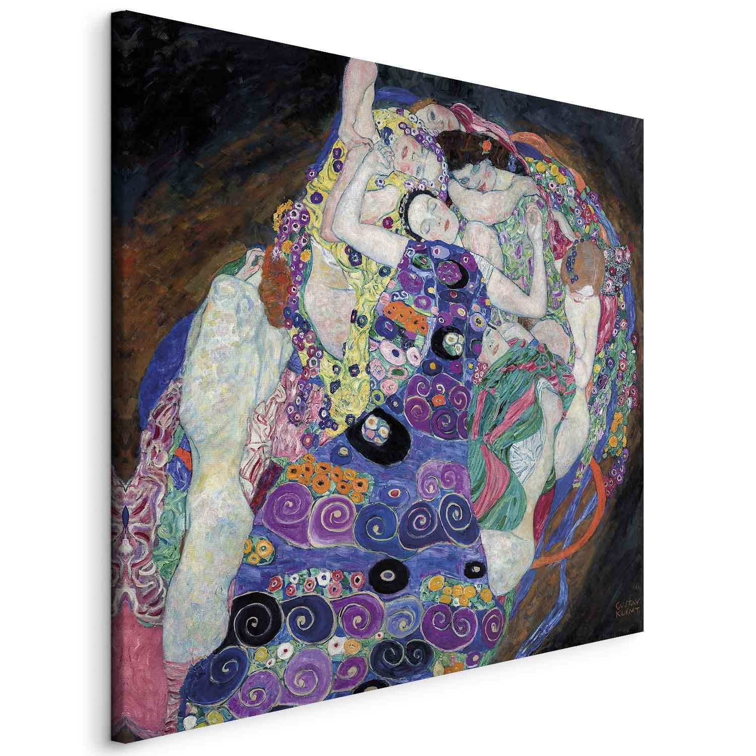 Gustav Klimt Jomfruen billede på lærred