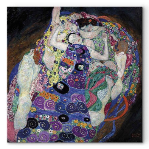 Gustav Klimt Jomfruen billede på lærred