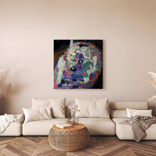 Gustav Klimt Jomfruen billede på lærred
