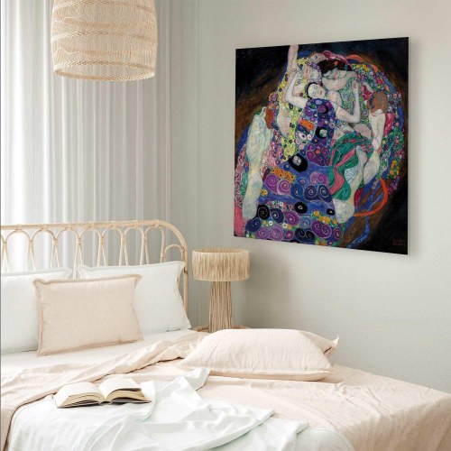 Gustav Klimt Jomfruen billede på lærred
