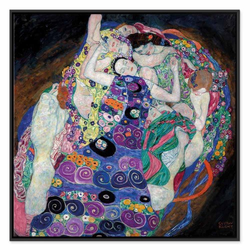 Gustav Klimt Jomfruen billede på lærred