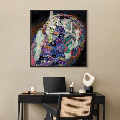 Gustav Klimt Jomfruen billede på lærred