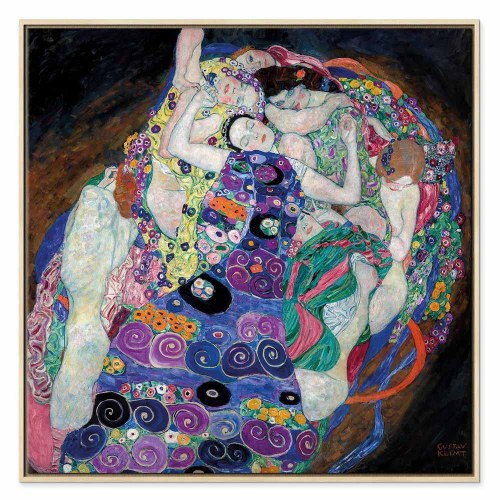 Gustav Klimt Jomfruen billede på lærred