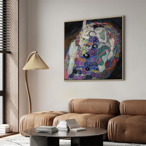 Gustav Klimt Jomfruen billede på lærred