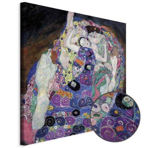 Gustav Klimt Jomfruen billede på lærred