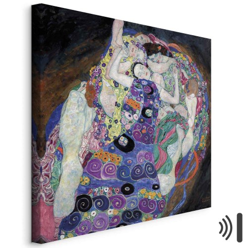 Gustav Klimt Jomfruen billede på lærred
