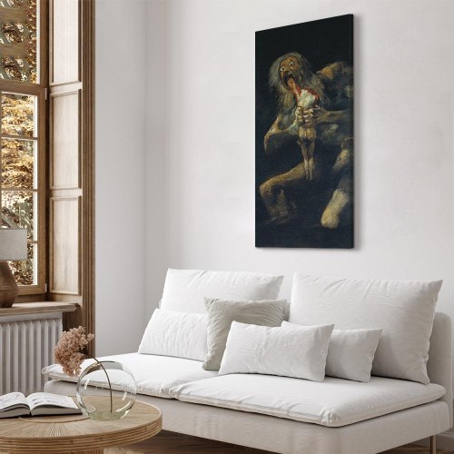 Francisco Goya billede på lærred - Saturn fortærer sin søn