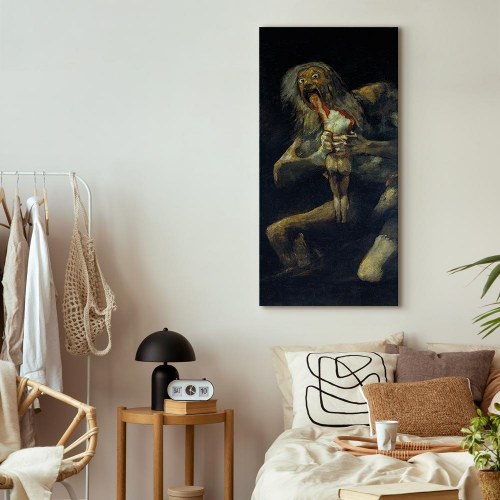 Francisco Goya billede på lærred - Saturn fortærer sin søn
