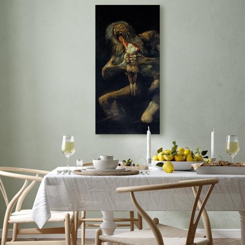 Francisco Goya billede på lærred - Saturn fortærer sin søn