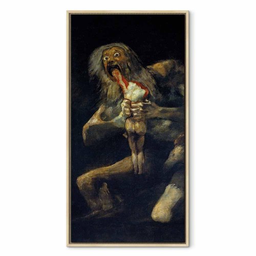 Francisco Goya billede på lærred - Saturn fortærer sin søn