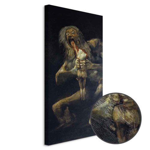 Francisco Goya billede på lærred - Saturn fortærer sin søn