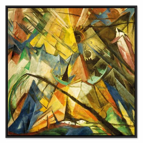 Franz Marc Tirol billede på lærred