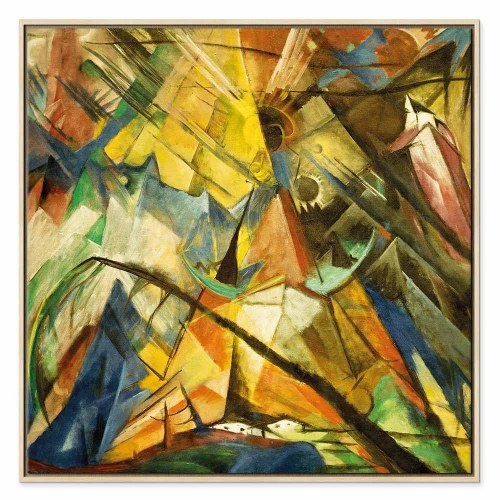 Franz Marc Tirol billede på lærred