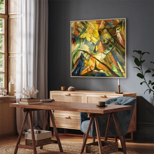 Franz Marc Tirol billede på lærred