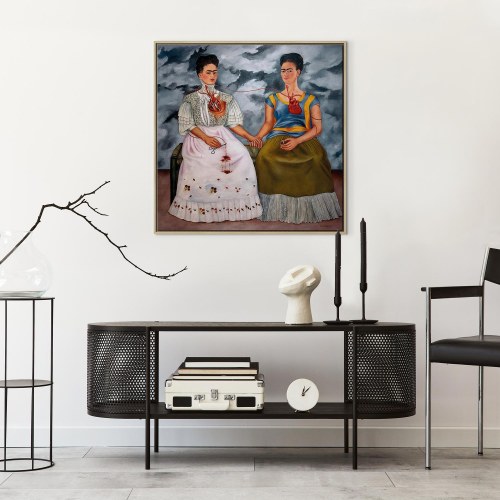 Frida Kahlo - De to Fridaer lærredsbillede