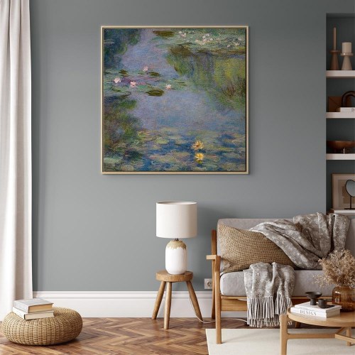 Claude Monet Nymphéas lærredsbillede 40 x 40 cm-80 x 80 cm