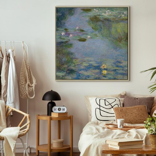 Claude Monet Nymphéas lærredsbillede 40 x 40 cm-80 x 80 cm