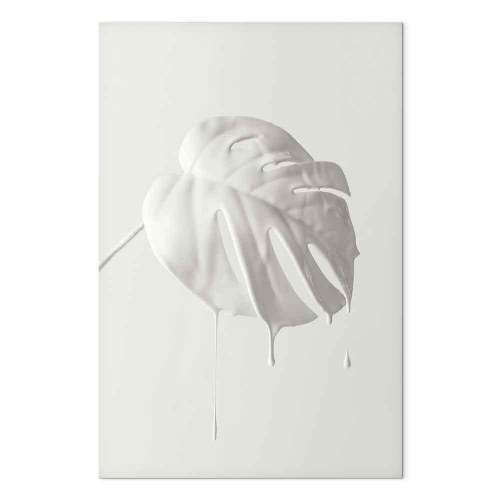 Lærredsbillede Bright Monstera lodret