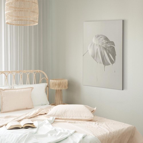 Lærredsbillede Bright Monstera lodret