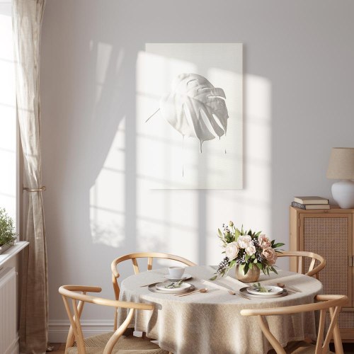 Lærredsbillede Bright Monstera lodret