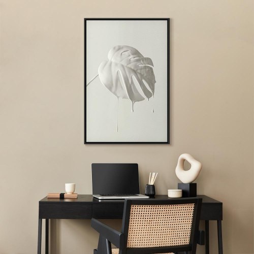 Lærredsbillede Bright Monstera lodret