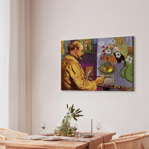 Henri Matisse billede på lærred - farvelitografi reproduktion