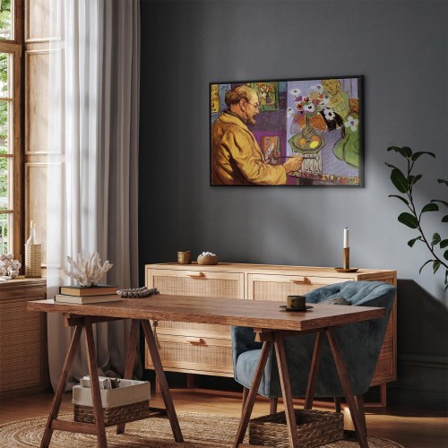 Henri Matisse billede på lærred - farvelitografi reproduktion