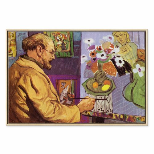 Henri Matisse billede på lærred - farvelitografi reproduktion